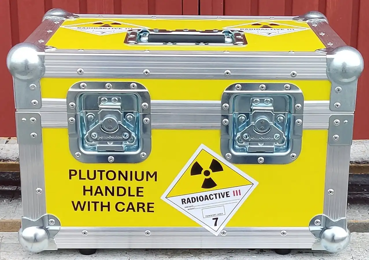 Mini caja de plutonio hecha a mano con calidad profesional