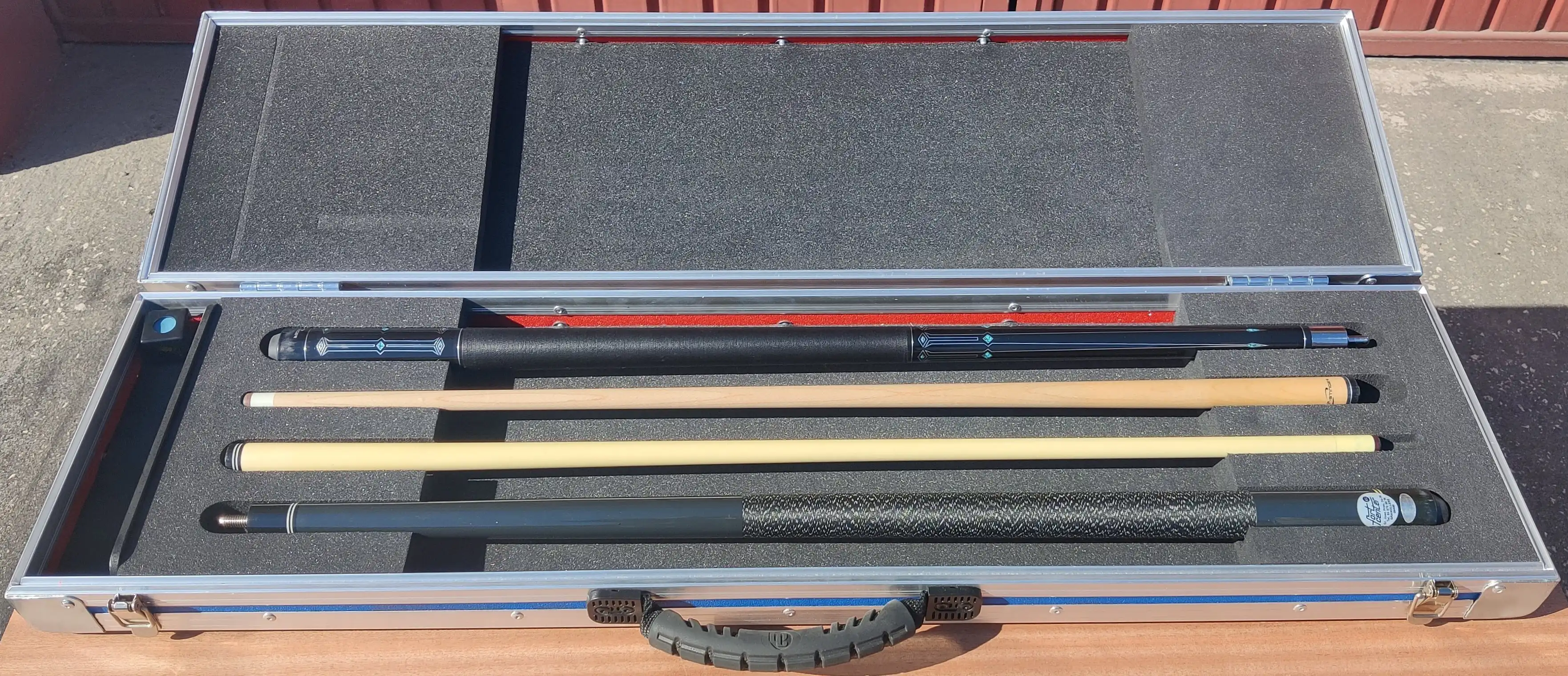 Maletín para 2 palos de billar